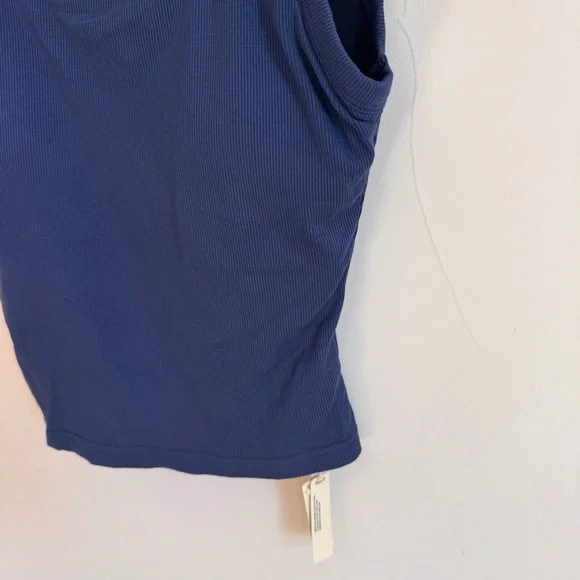 OGL Navy Blue Square Open Back Brami Tank Top Womens Size S - Picture 7 of 16